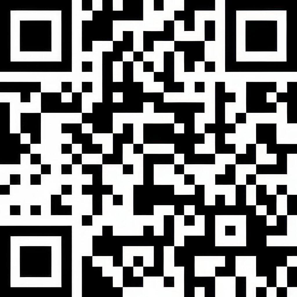 Dogecoin (DOGE) QR code.