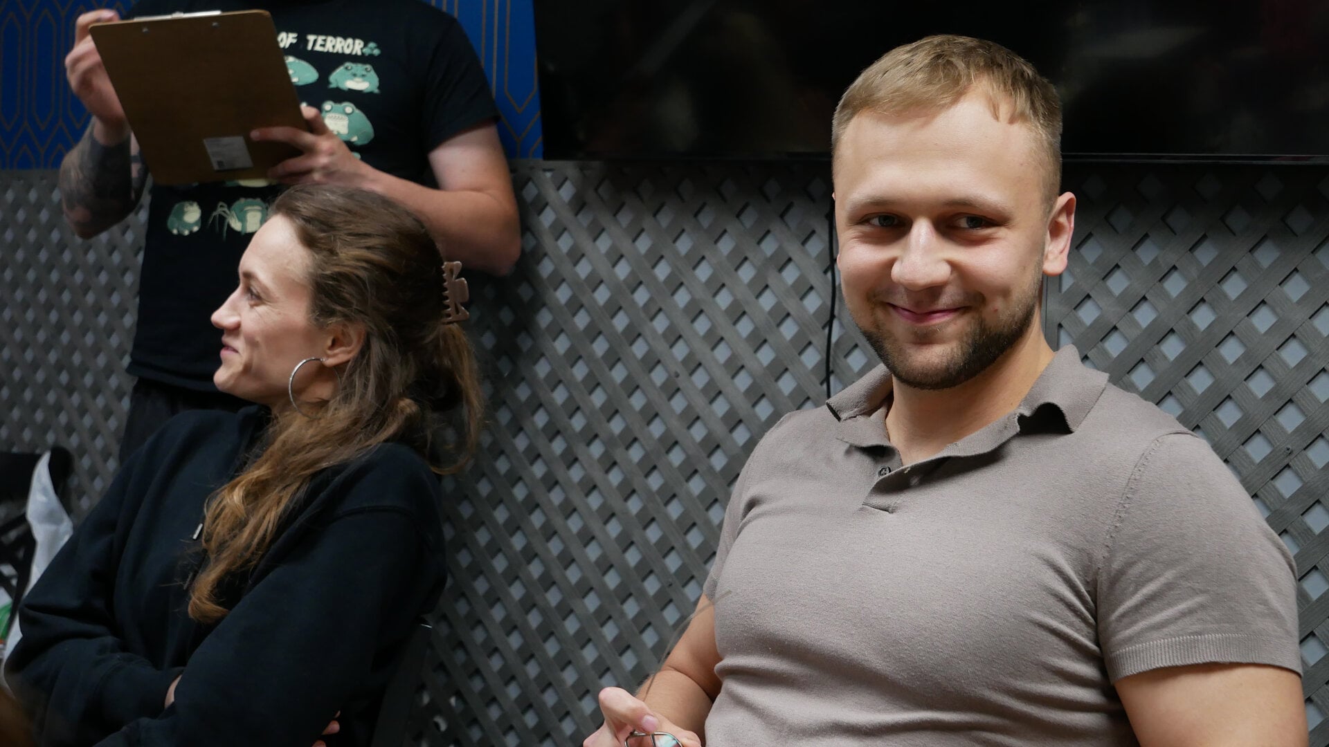 A photo of the participants of the «Mafia» community game held at a restaurant in Philadelphia, Pennsylvania, USA, on April 26, 2025, organized with the support of Vlad (Vladimir) Dorokhin.
