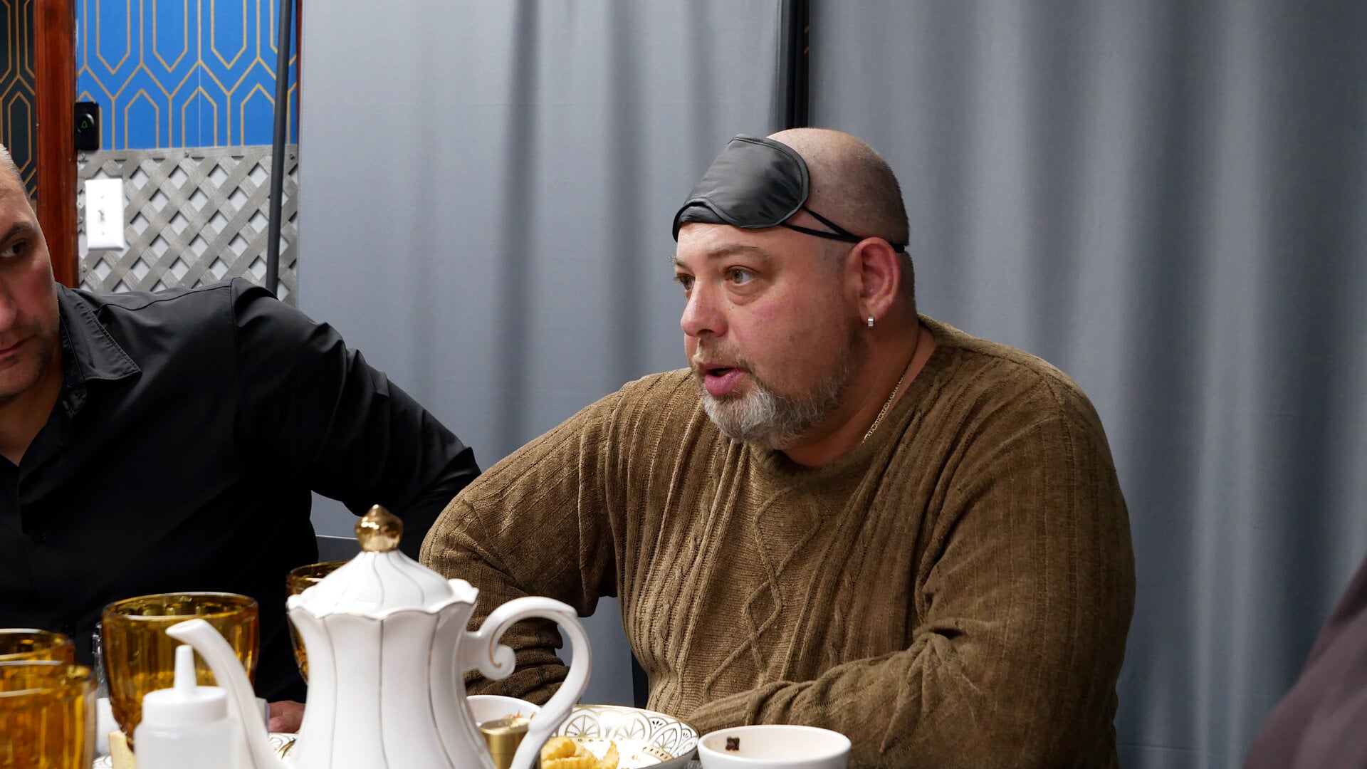 A photo of a participant of the «Mafia» community game held at a restaurant in Philadelphia, Pennsylvania, USA, on April 26, 2025, organized with the support of Vlad (Vladimir) Dorokhin.