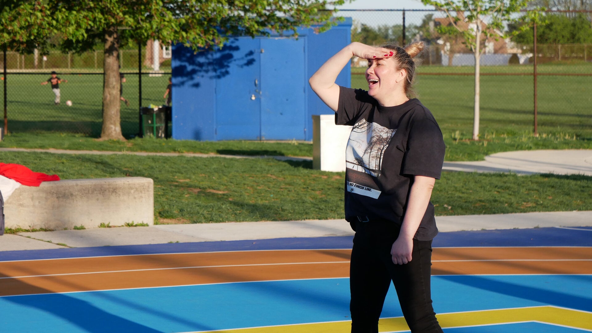 A photo of a Russian-speaking participant of the volleyball community game in Philadelphia, Pennsylvania, USA, on April 27, 2025, organized with the support of Vlad (Vladimir) Dorokhin.