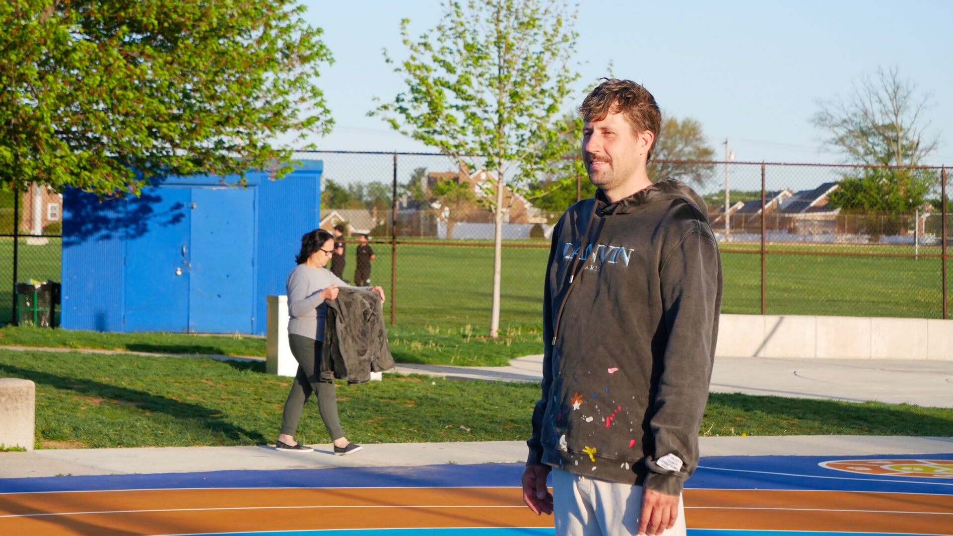 A photo of a Russian-speaking participant of the volleyball community game in Philadelphia, Pennsylvania, USA, on April 27, 2025, organized with the support of Vlad (Vladimir) Dorokhin.
