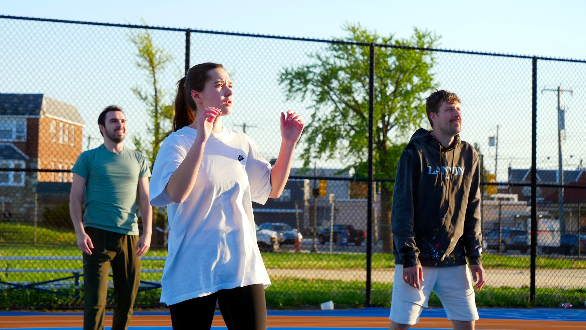 A photo of the Russian-speaking participants of the volleyball community game in Philadelphia, Pennsylvania, USA, on April 27, 2025, organized with the support of Vlad (Vladimir) Dorokhin.