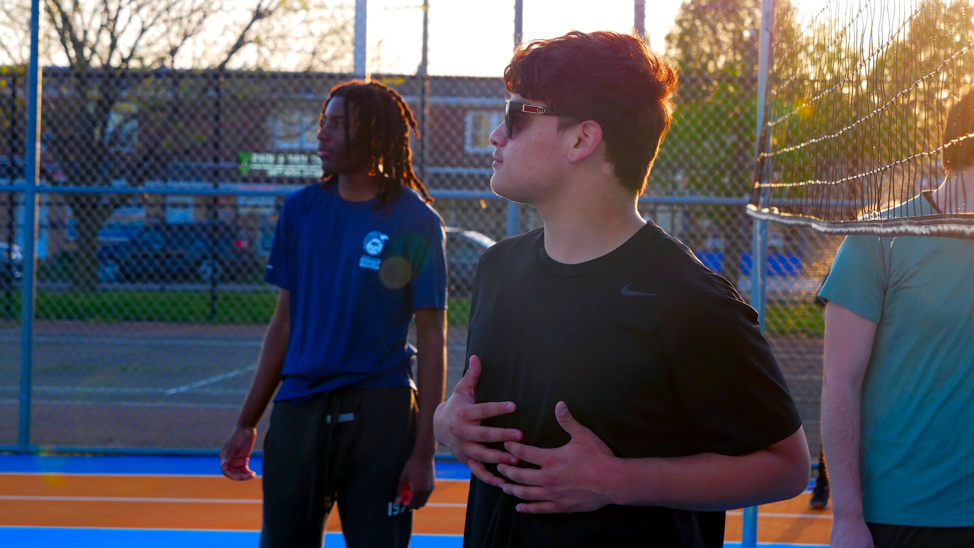 A photo of the English-speaking participants of the volleyball community game in Philadelphia, Pennsylvania, USA, on April 27, 2025, organized with the support of Vlad (Vladimir) Dorokhin.