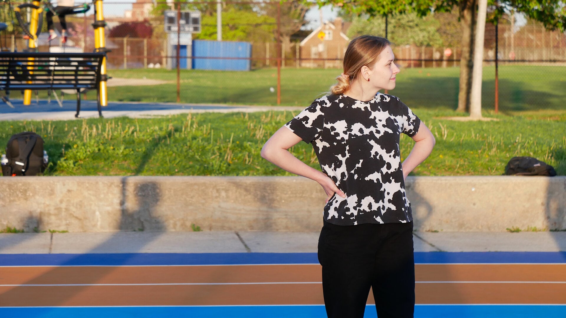 A photo of a Russian-speaking participant of the volleyball community game in Philadelphia, Pennsylvania, USA, on April 27, 2025, organized with the support of Vlad (Vladimir) Dorokhin.