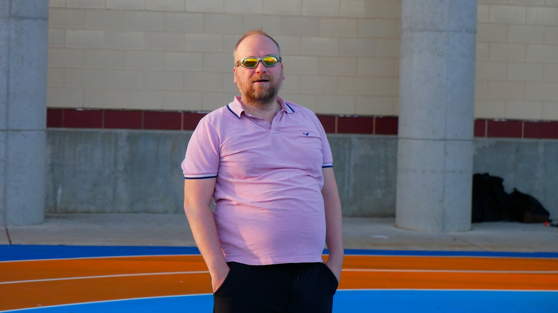 A photo of a Russian-speaking participant of the volleyball community game in Philadelphia, Pennsylvania, USA, on April 27, 2025, organized with the support of Vlad (Vladimir) Dorokhin.